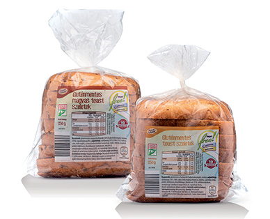 ALDI Gluténmentes magvas toast szeletek 250 g